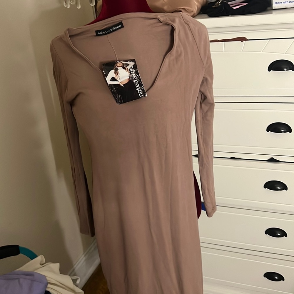 Naked wardrobe body con dress